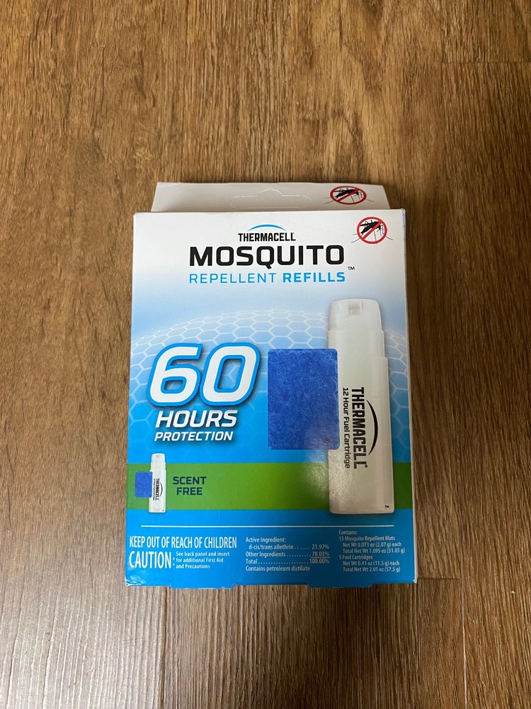 New Thermacell Mosquito Repellent Refills Value Pack 60 Hours