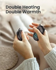 Aaolin Electric Hand Warmer Rechargeable Black Panda 2-Pack