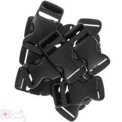 Plastic Buckles Heavy Duty Side Release Adjustable 10 Pack – 1 Inch Craft County