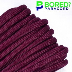 Burgundy – 100 FT – 550 Paracord Rope 7 strand Parachute Cord