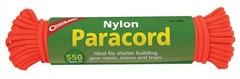 Coghlan’s Nylon Paracord, 50′ Commercial 550 Cord, Survival Emergency Rope