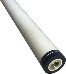 Extra Spare Shaft for Pool Cue Stick, Hard Brown Tip, White Ferrule. Canadian Ha