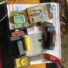 Lot Camping,Car,Hiking,compass, firestarter, snake bite mosquito Light CL3