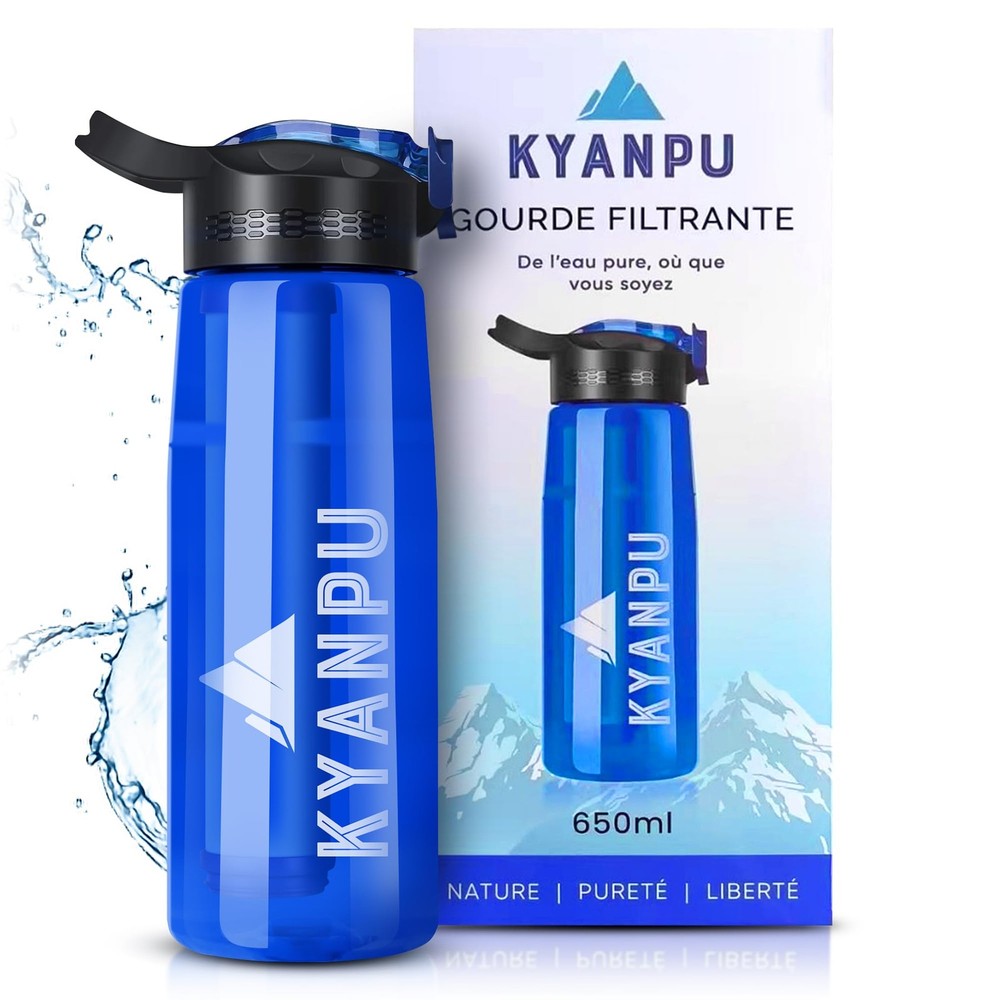 Reusable Water Bottle with Water Filter, Non Drinkable, 650ml | Ak…