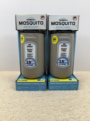THERMACELL Mosquito Repellent Zone Device 15ft No Spray Scent Free NEW 2 Pack