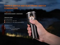 Fenix LR35R Pro 10000 Lumen Ultra Bright Flashlight with UV Light