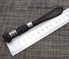 Handmade 550 Paracord Knife Lanyard With Stainless Steel Beads