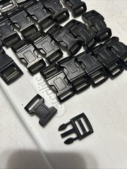 30 Pack 2”Inch Plastic Side Release Buckle for Webbing And 4 1” Inch
