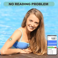Waterproof Sensor Covers for Libre 3 and Freestyle Sticker Total 40Pack Hypoa