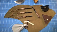 Bushcraft Ferro Rod Fire Steel With Hand Turned Wood Handle