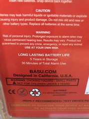 SAFETY Original eAlarm, Portable Emergency Alarm BASU Gift Alarm 120 Decibel