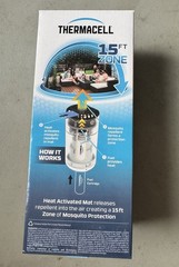 Thermacell Mosquito Repeller Patio Shield; Includes 12-Hour Refill; 15 Foot Zone