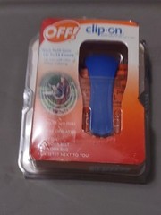 Off! Clip-on Fan Circulated Mosquito Repellent w/ 1 Refill New