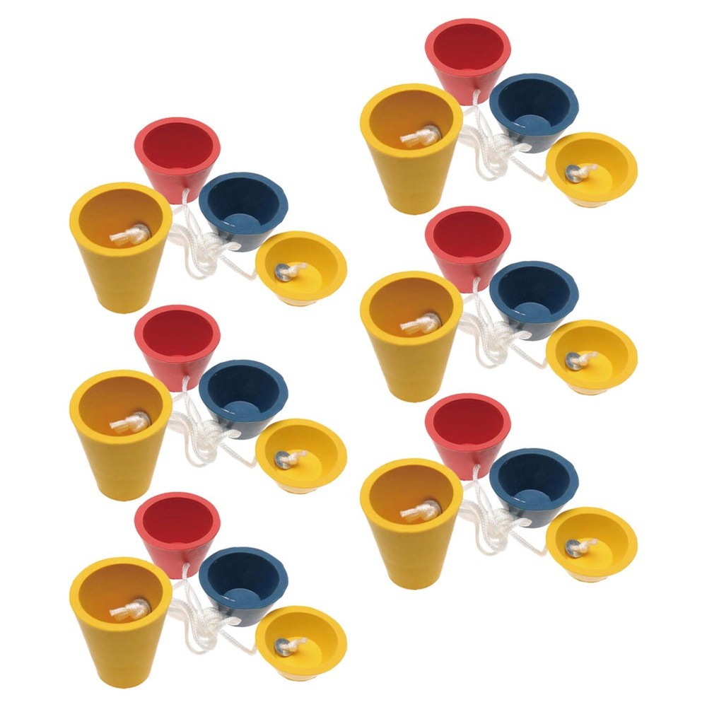 6 Set Golf Training Equipment Tees Rubber Driving Range Holder Accessories