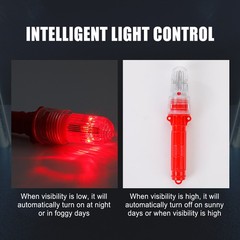 2xBoat Flares Safety Kit Signals Strobe LED Fishing Boat Navigation Light Strip