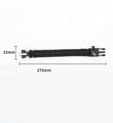 Tactical Paracord Survival Bracelet, Military Green Camo