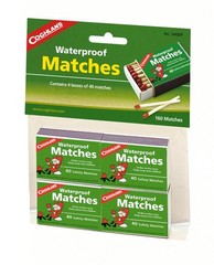 Coghlan’s Waterproof Matches 4-Pack – Stormproof and One Size, Multicolor