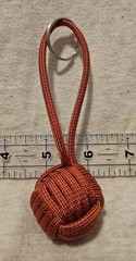 1″ Decorative Nautical Ball Monkeys Fist 5″ Long Color Changing 550 Paracord