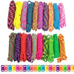 PARACORD PLANET 550lb Type III Paracord Combo Crafting Kits with Buckles