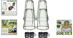 Portable Mosquito Face Net – 4 Pack, 18.11 inch, for Summer Outdoor Activities