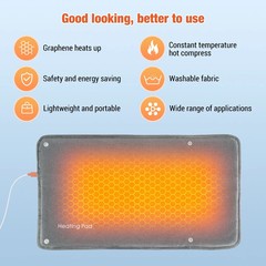 Heating Pad 50℃ Heat Graphene Thermostat Hand Warmer Winter Office Hand Warming