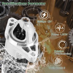 Zuughay 17806N Starter Motor Compatible Toyota Echo 2000-2005 L4 1.5L For Yaris