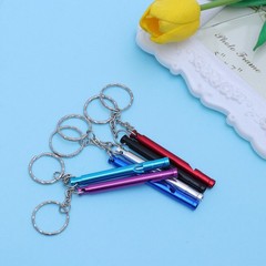 6Pcs Aluminium Alloy Whistles Reusable Lightweight Outdoor Survival Equipment