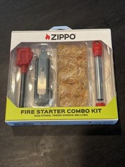 Zippo Camping Fire Starter Combo Kit (Tinder Shreds, Bellows, and Mag Strike)…