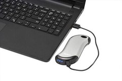 Zippo Silver HeatBank 9s Rechargeable Hand Warmer