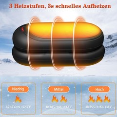 Electric Hand Warmer Rechargeable Set of 2 with 6000Mah Pocket Warmer USB