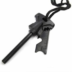 Fire Stone Lighter Magnesium Flint Scraper Starter Outdoor Survival Camping New