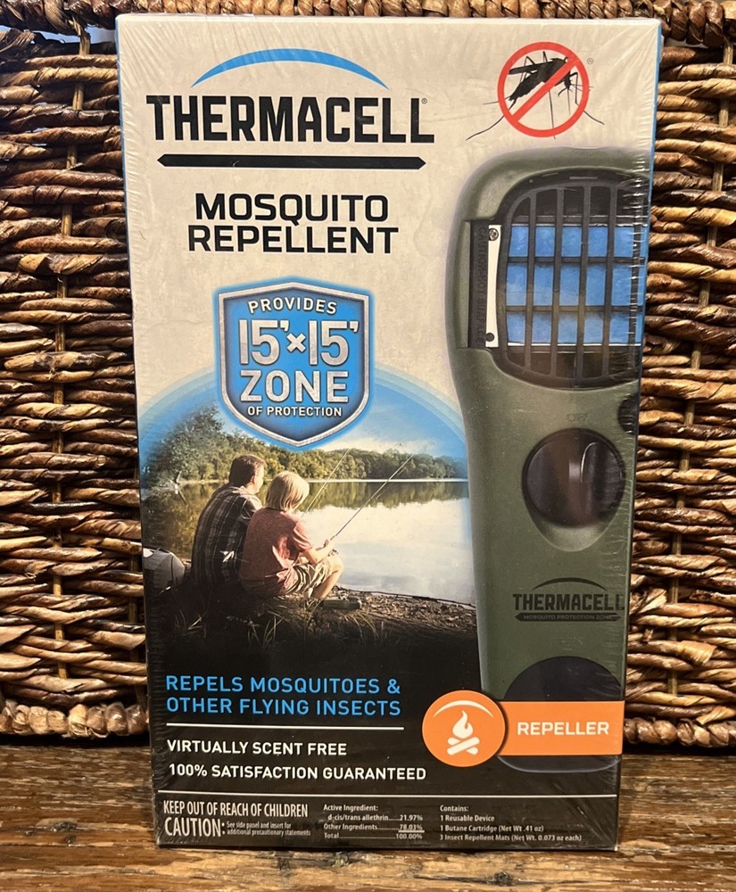 Thermacell Mosquito Repellent Appliance MR-GJ Outdoor Hunting Camping NEW SEALED