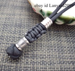 Handmade 550 Paracord Knife Lanyard With Stainless Steel Beads