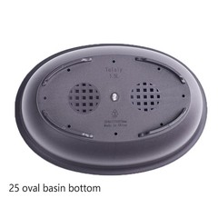 Flowerpots Plastic Imitation Purple Clay Plants Pots Garden Bonsai Pot Trays