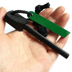 Fire Starter Flint Steel Striker Ferro Rod Waterproof Fire Steel Camping Lighter