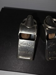 Vintage Chrome Aussie Thriller Rider & Bell Sydney Whistle Noble Japan