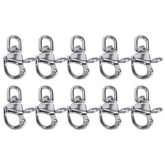 2 PCS Swivel Eye Snap Shackle Quick Release Sailboat CD309012 47/8 Inch
