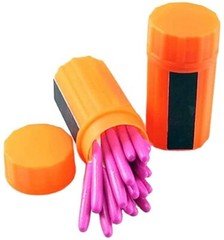 ONE Stormproof Match Kit Yellow Matchbox 20 Waterproof Long Burn Matches/Case