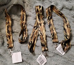 Lot of 3 – Camouflage Lanyard for ID, Keys