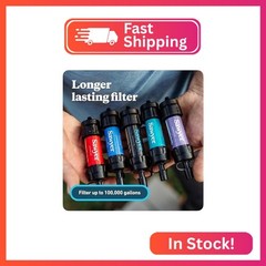 Sawyer Products SP340 Mini Water Filtration System, Filter and Cleaning Plunger