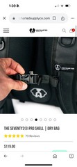 Uncharted Supply Co. Survival Bag Only (contents Not Incl.) Black- New Cond.