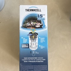Thermacell MRPSL Mosquito Repellent Black 15ft Zone No Spray Scent Free