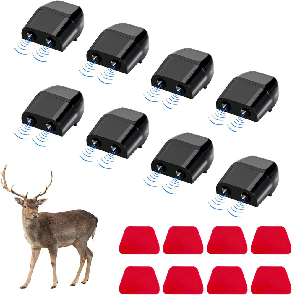 8 PCS Deer Whistles for Car, Deer Whistles Animal Warning Device to Avoid Collis