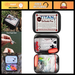 Compact Survival Fishing Kit | Ultralight Emergency Fishing Gear for Camping & H