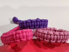 3 PACK HANDMADE UNISEX MAD MAX FURY ROAD STYLE 550 PARACORD BRACELETS