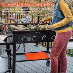 28″ Silicone Griddle Mat Cover for Blackstone, Heavy Duty Silicone Cover, All…