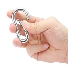 sprookber 316 Stainless Steel Carabiner Clip, Marine Grade Heavy Duty Spring …