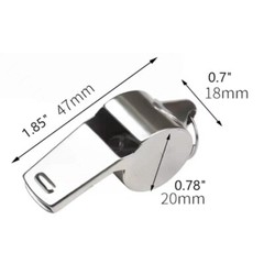 Metal referee whistle Loud SOS Lifeguard Emergency Whistle Referee Coach Sports