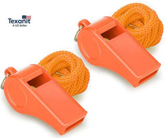 Whistle, Super Loud Emergency Whistle with Lanyard, Ideal for Boating, Swimming,