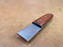 Bushcraft Striker Firesteel Scraper For Ferro Rod Carbon Steel Dymondwood Handle